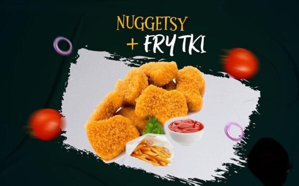 NUGGETSY 4szt+frytki